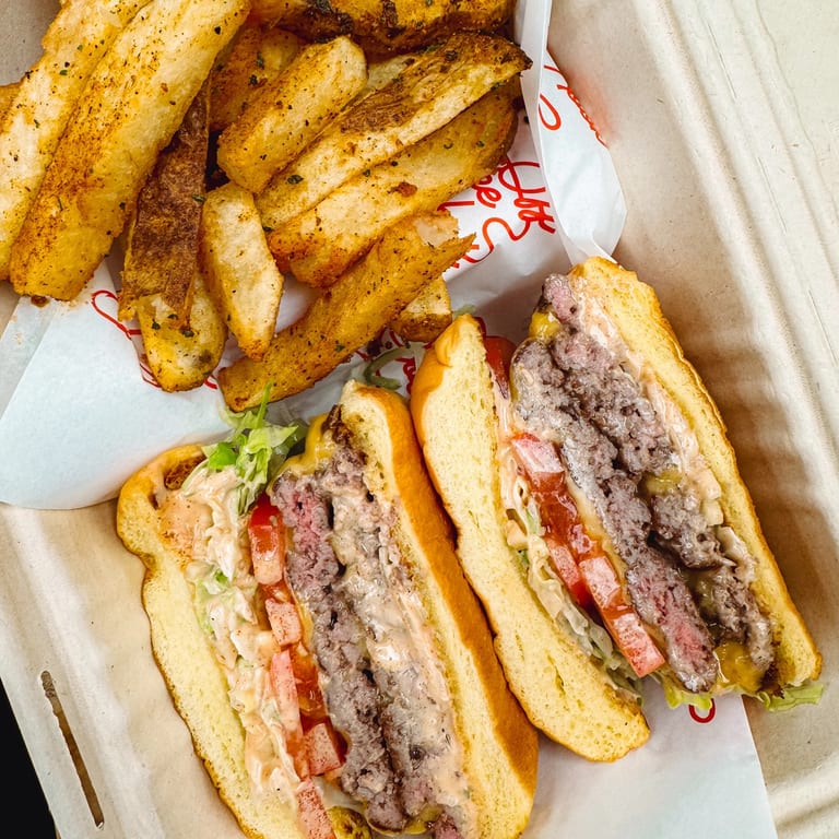 Indulge in Our Smash Burger
