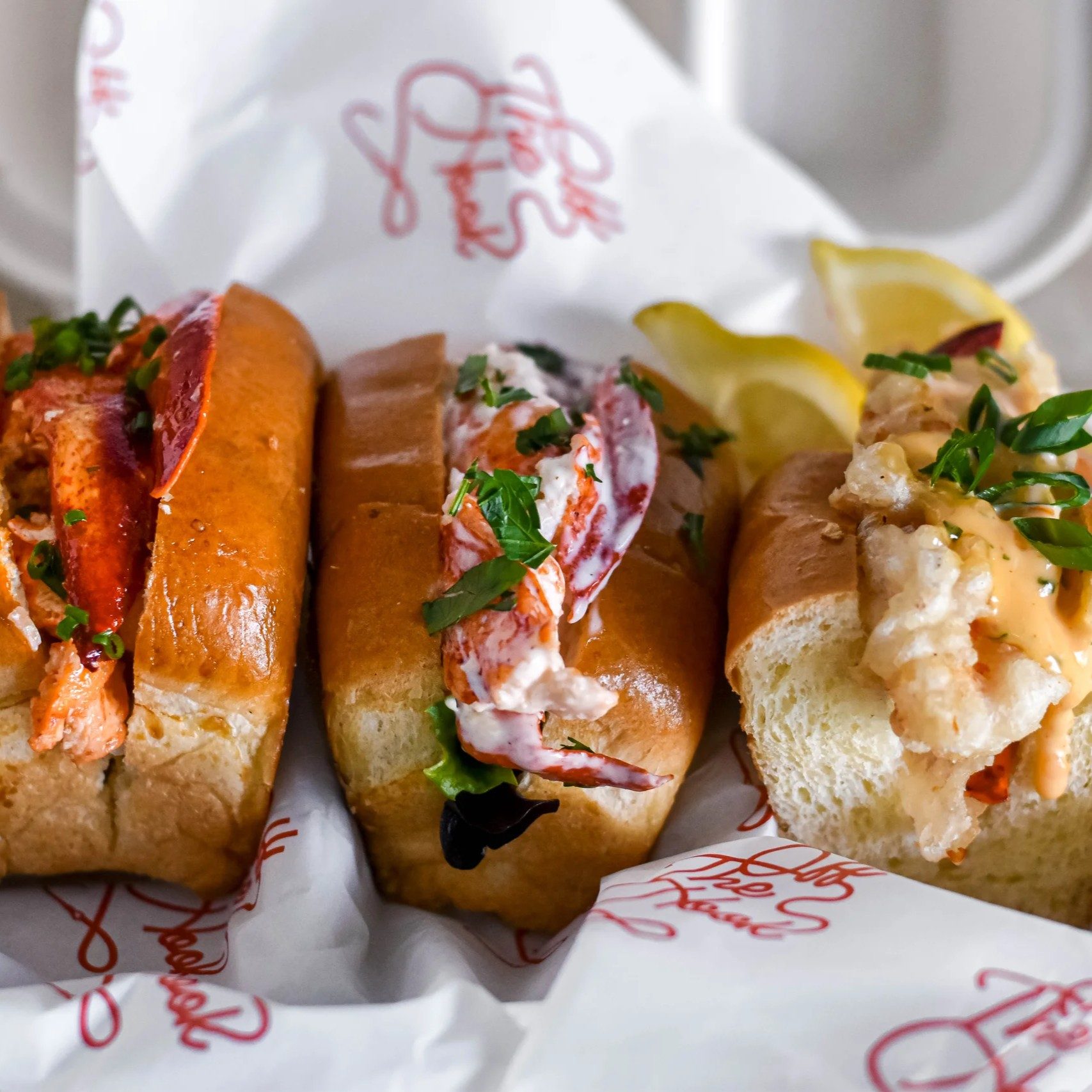 Lobster Roll Flight.
