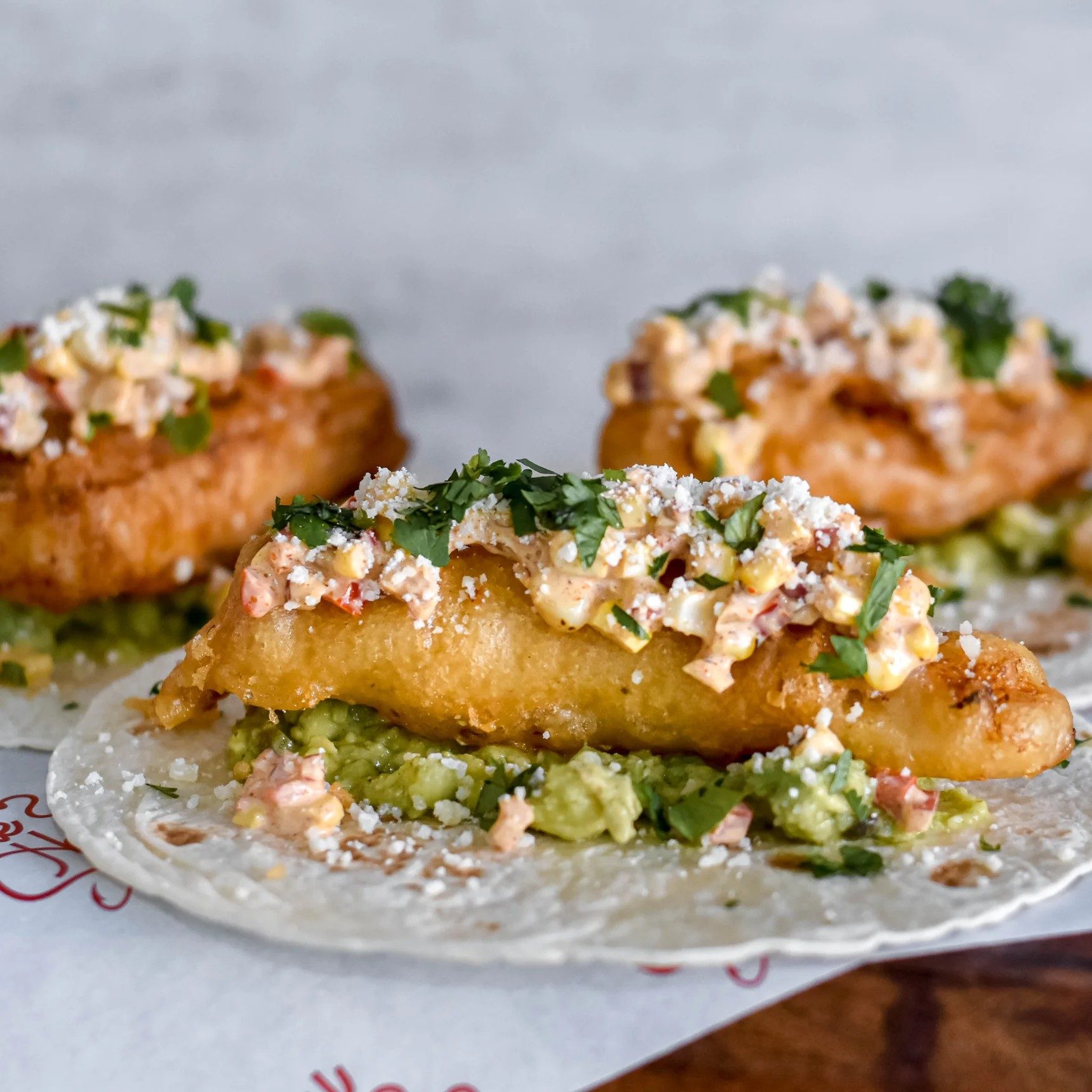 Fried Fish Tacos.